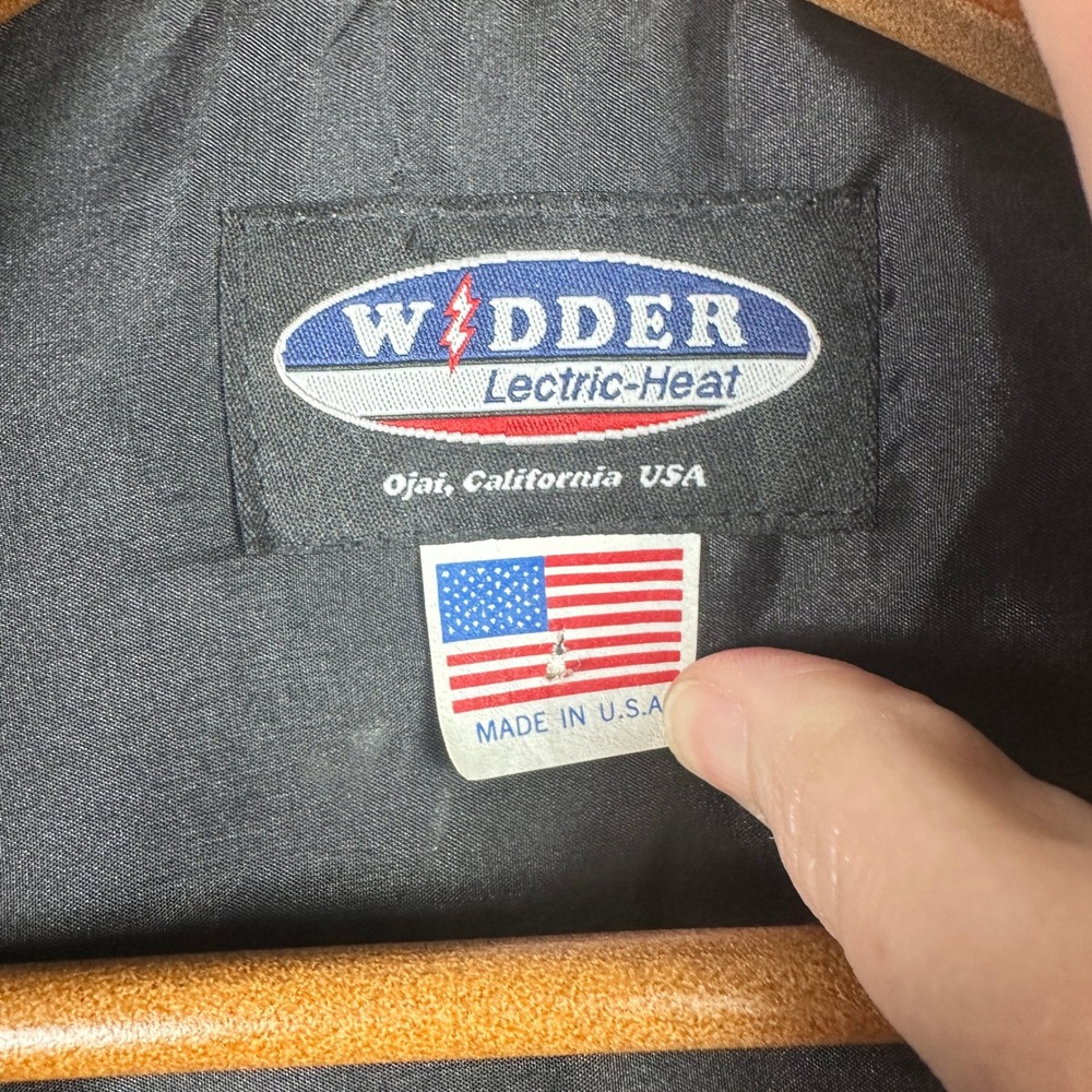 Widder Lectric-Heat Motorcycle Heated Vest Mens 46 Black Thinsulate 12V USA Made - Picture 4 of 12